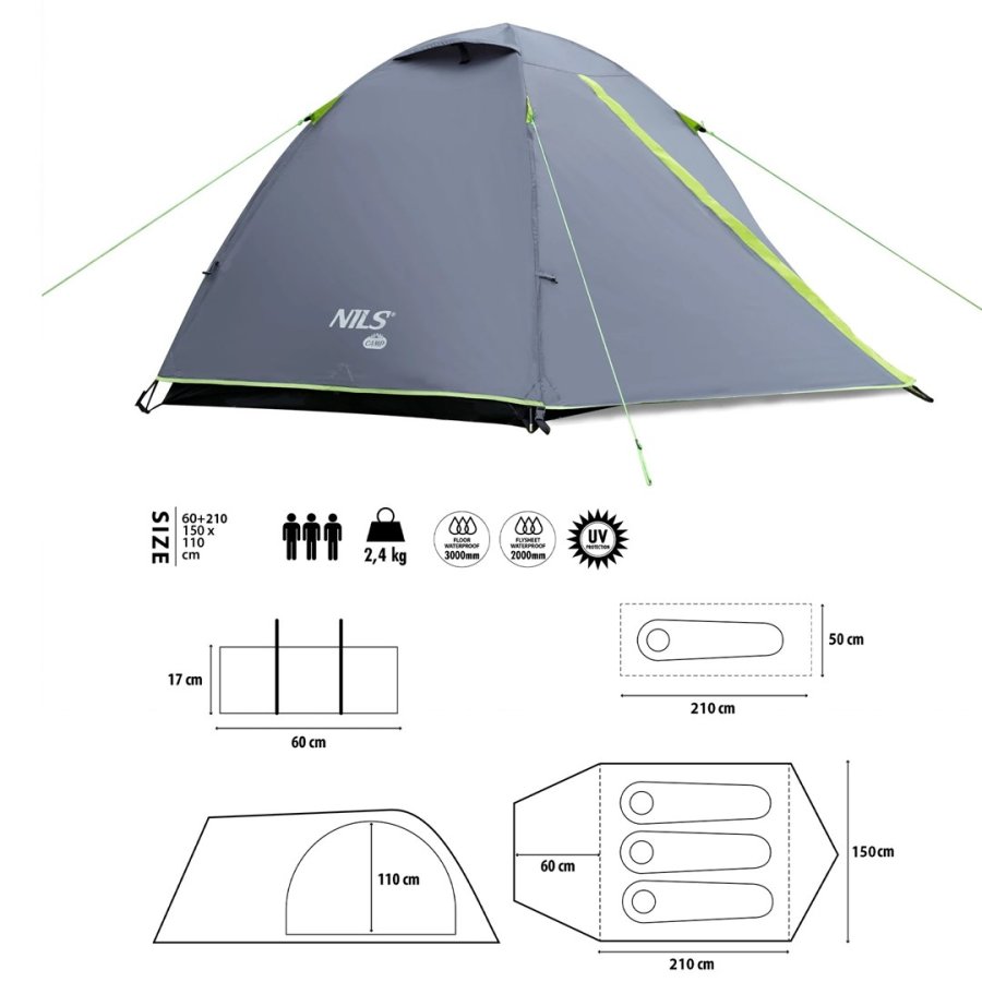 Campingtelt - Nils Camp NC6004 Explorer #11