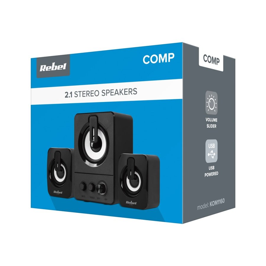 Rebel Comp CS-50 2.1 PC-hjttalere #1