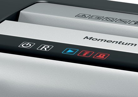 Rexel Momentum X410-SL papirmakulator Krydsmakulering Sort, Gr #5