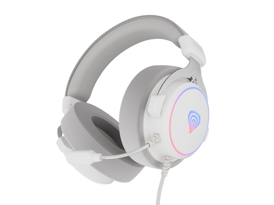 GENESIS Neon 764 Headset Ledningsfrt Spil USB Type-A Hvid #4