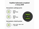 Green Cell biloplader GC PowerRide Nano36 36W 6A 2x USB-A #9