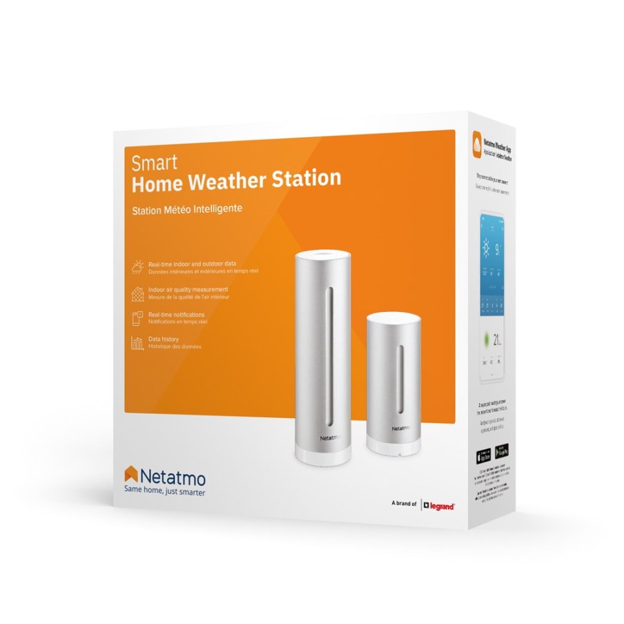 Netatmo NWS01-EC digital vejrstation Aluminium Batteri/USB Wi-Fi #19