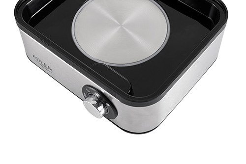 Adler AD 4486 ggekoger 8 g 800 W Sort, Satin stl, Transparent #5