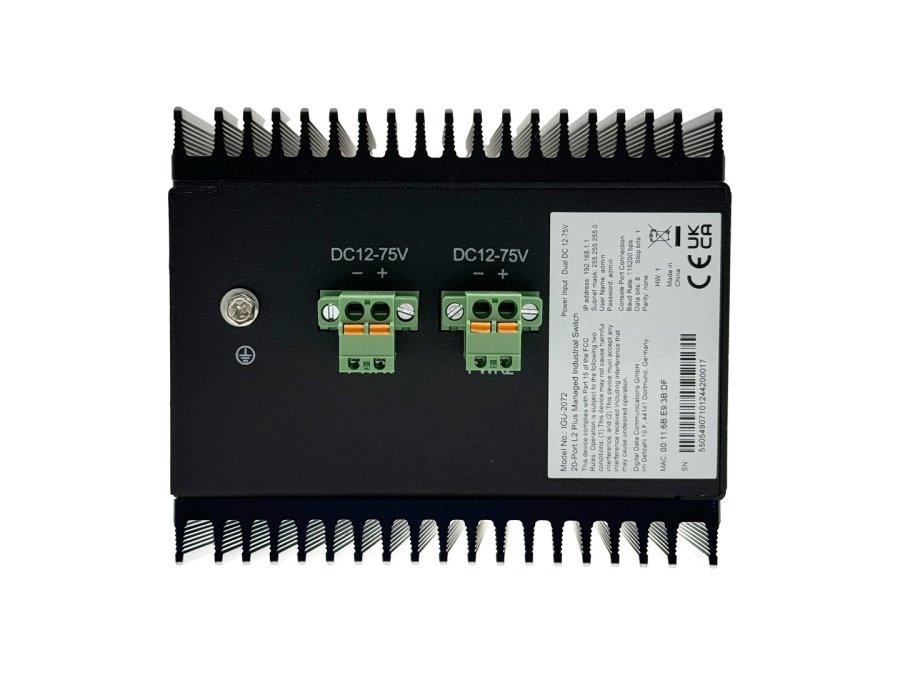 LevelOne IGU-2072 netv�rksswitch Administreret L2+ Gigabit Ethernet (10/100/1000) Sort #3