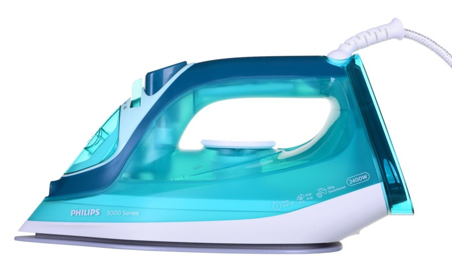 Philips 3000 series DST3030/70 strygejern Dampstrygejern Keramisk strygesl 2400 W Turkis #2