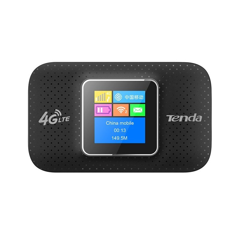 Tenda 4G185 trdls router Enkelt band (2,4 GHz) 4G Sort #2