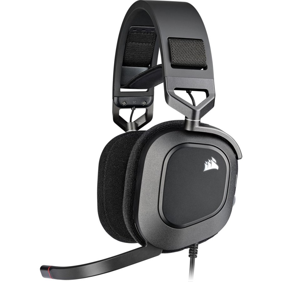 Corsair HS80 RGB USB Headset Ledningsf�rt H�ndholdt Spil Kulfiber #3