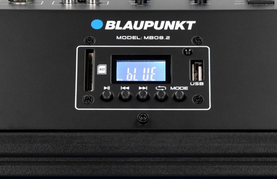 Blaupunkt MB08.2 h�jttaler 1-vejs Sort, Bl� Tr�dl�s 600 W #4