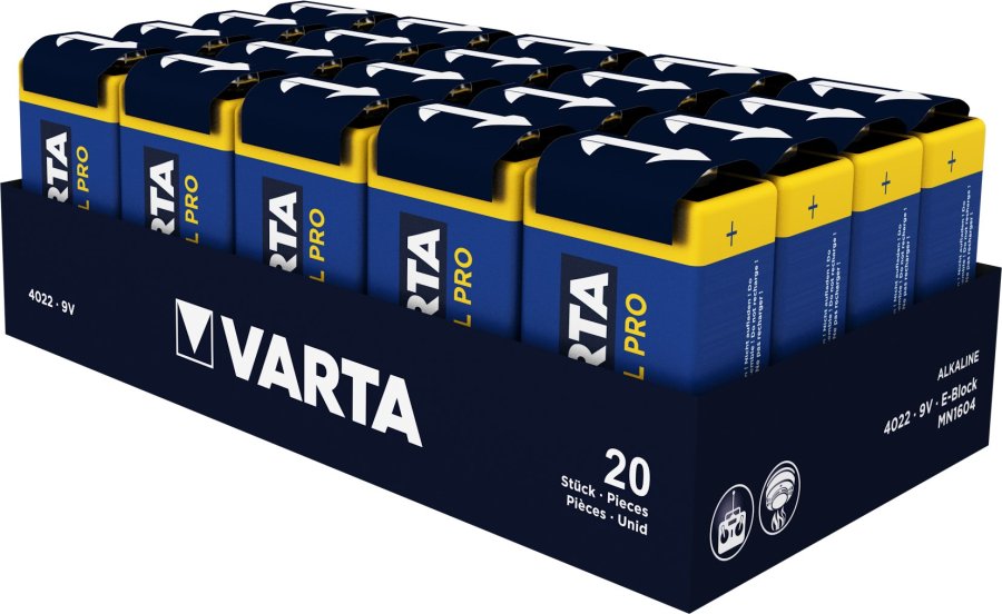 Varta 04022211111 Engangsbatteri 9V Alkaline #1