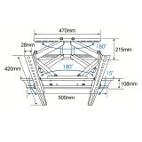 Esperanza ERW004 TV-beslag 26-70'' op til 55 kg #10