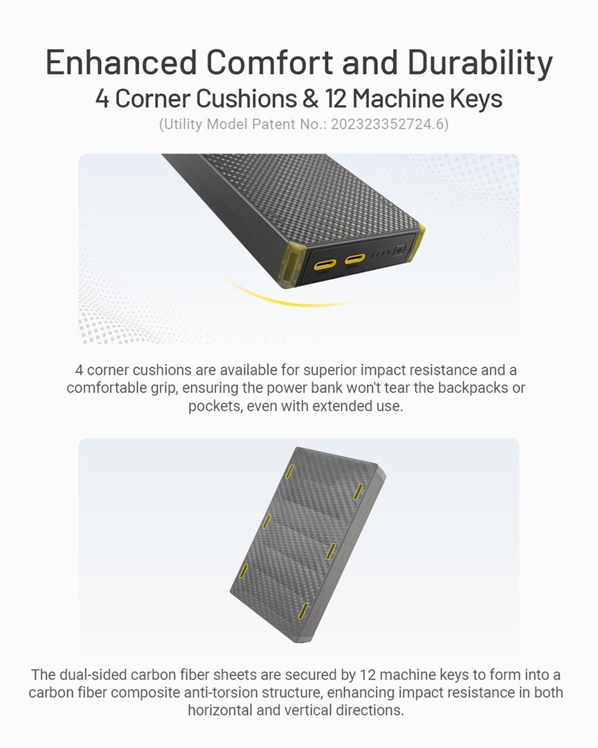 Nitecore NB20000GEN3 powerbank Lithium-Ion (Li-Ion) 20000 mAh Sort #14