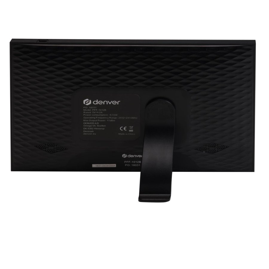 Denver PFF-1012 digital fotoramme Sort 25,6 cm (10.1