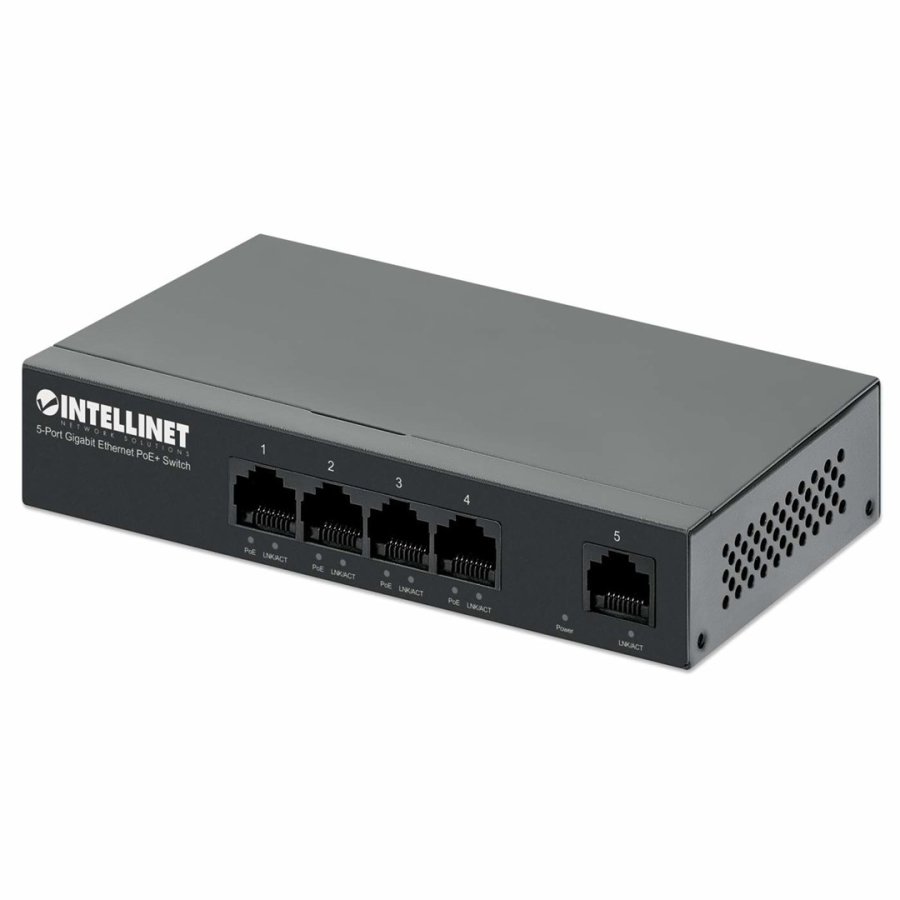 Intellinet 561792 netv�rksswitch Gigabit Ethernet (10/100/1000) Str�m over Ethernet (PoE) Sort #1