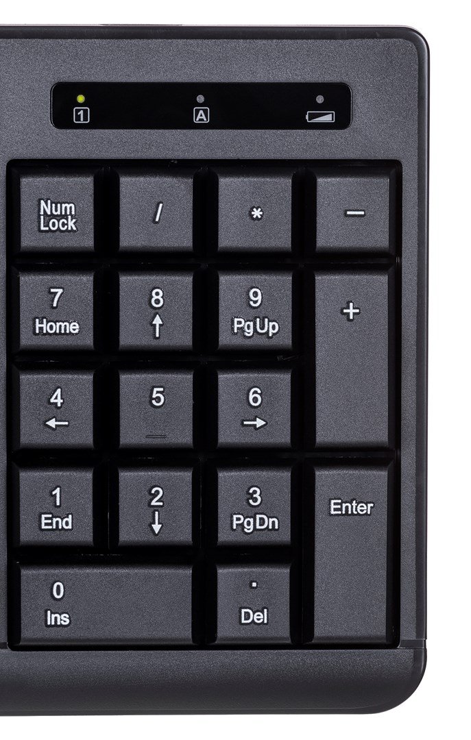 Activejet trdlst tastatur K-3803SW, batteridrevet 1x 1,5V AAA #10