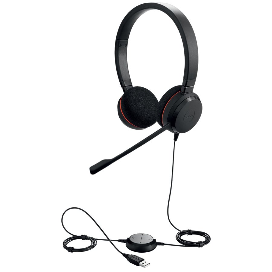Jabra Evolve 20 Headset Ledningsf�rt Kontor/Callcenter #2