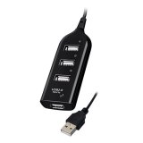 Vakoss TC-234UX interface hub USB 2.0 Sort #1