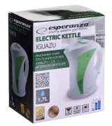 Esperanza EKK018G El-kedel 1,7 L, hvid/grn #11