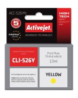 Activejet ACC-526YN blk (Canon CLI-526Y erstatning; Supreme; 10 ml; gul) #1