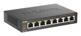 D-Link DGS-1008P/E netv�rksswitch Ikke administreret L2 Gigabit Ethernet (10/100/1000) Str�m over Ethernet (PoE) Desktop Sort #3