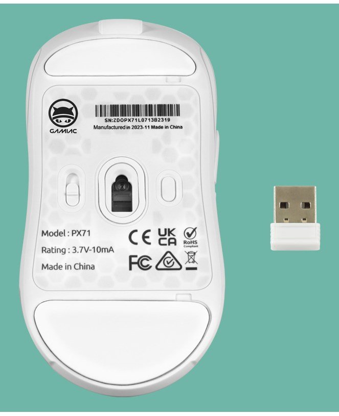 Gaming Mouse GAMIAC PX71 - White #4