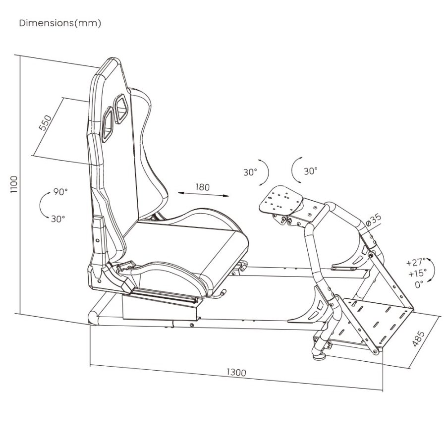 Oplite GT3 Superfast V2 Cockpit til racerl�b #8