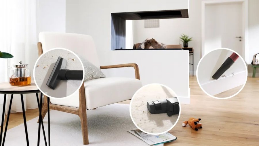 Bosch Serie 4 BGB41POW1 stvsuger med pose, 850 W, sort #4