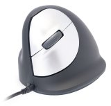R-Go Tools R-Go HE Mouse, Ergonomisk mus, Medium (165-195mm), Venstre, Med kabel #4
