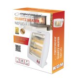Esperanza EHH010 Elektrisk kvartsvarmer 400W/800W Hvid #5