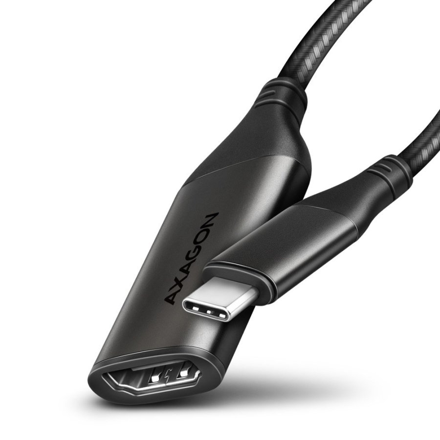 Axagon RVC-HI2M videokabel adapter 0,25 m USB Type-C HDMI Sort #1