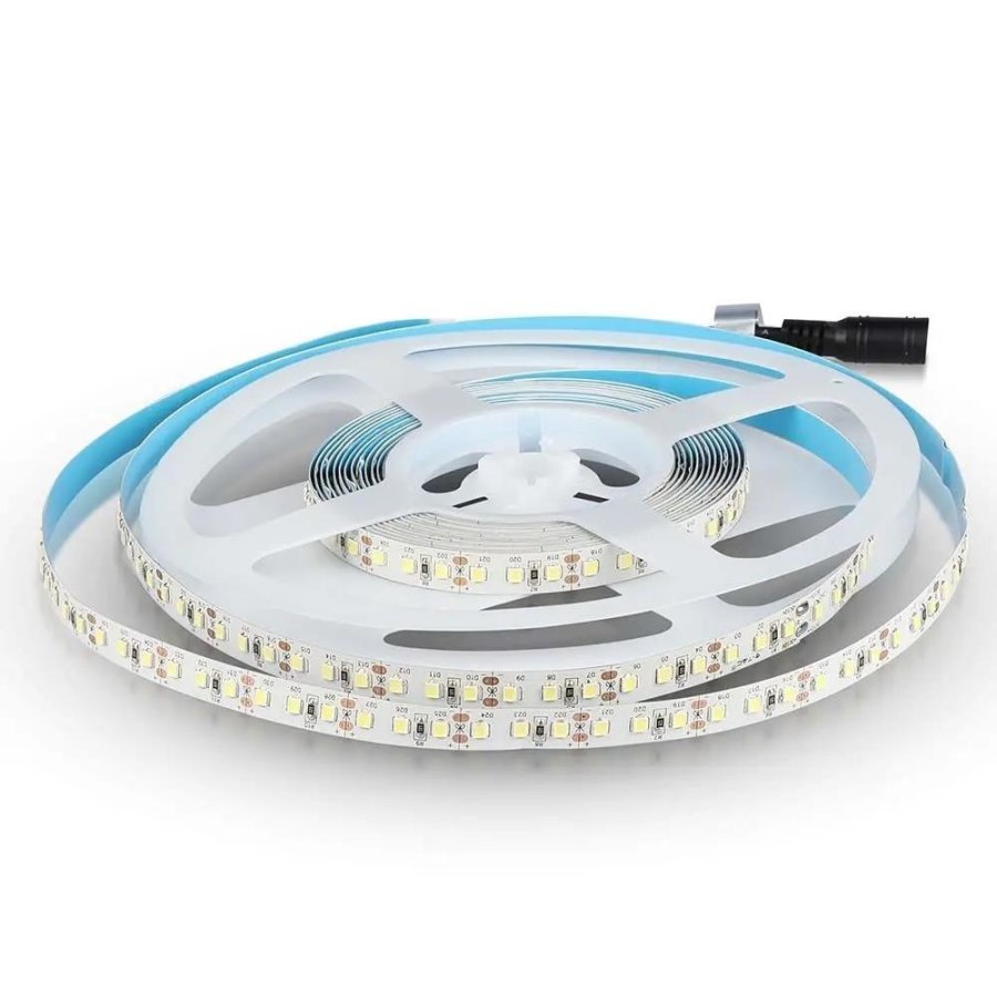 LED-strimmel V-TAC VT-5-120 600LED SAMSUNG CHIP 2835 12V IP20 12W/m 6000K 1200lm (SKU 325) #1