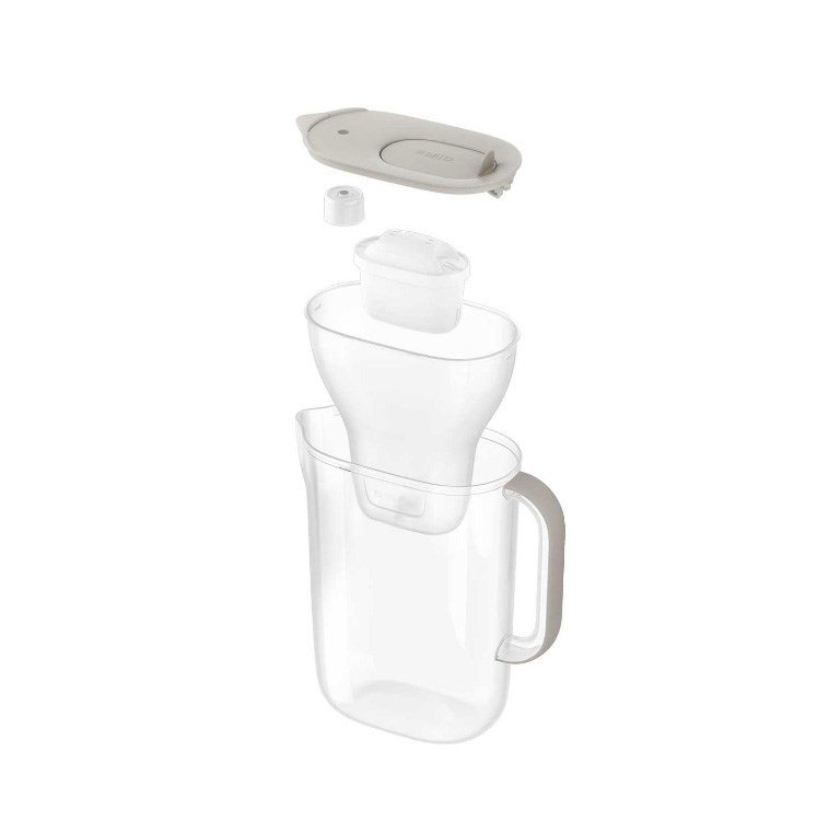 BRITA Style ESSENTIAL XL sandfarvet filterkande + 3 x  MX Pro Pure Performance filter #6