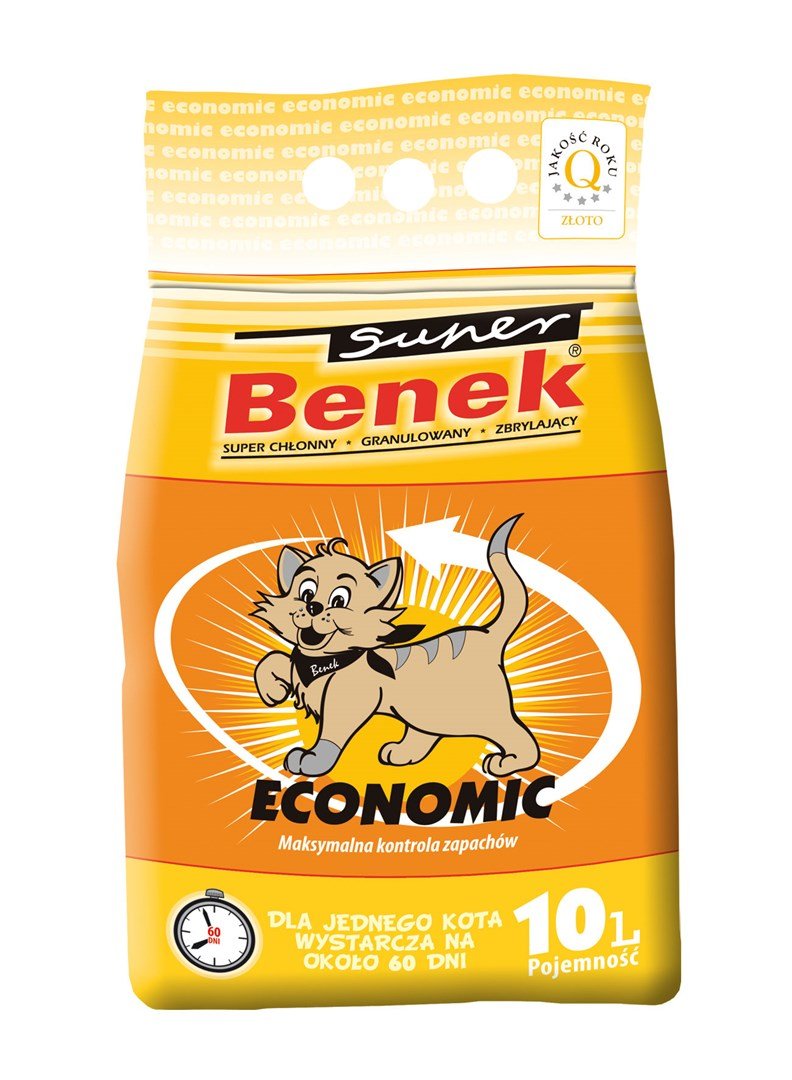 Certech Super Benek Economic - Klumpende kattegrus 10 l #1
