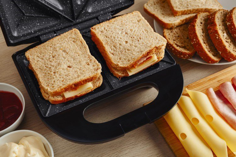 ELDOM Sandwich RUDDY, 750 W, granitplader #9
