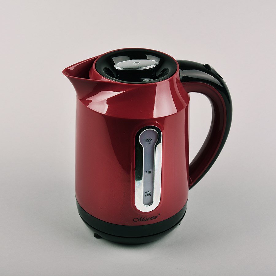 MAESTRO MR-041 (MR-041-RED) elkedel 1,7 L 2000 W Sort, Rd #1