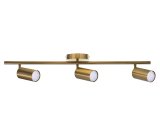 Activejet SPECTRA tredobbelt guld loft vglampe strimmel spotlight GU10 til stuen #1