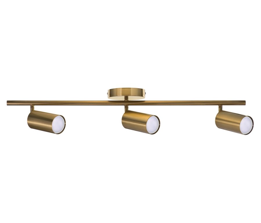Activejet SPECTRA tredobbelt guld loft vglampe strimmel spotlight GU10 til stuen #1