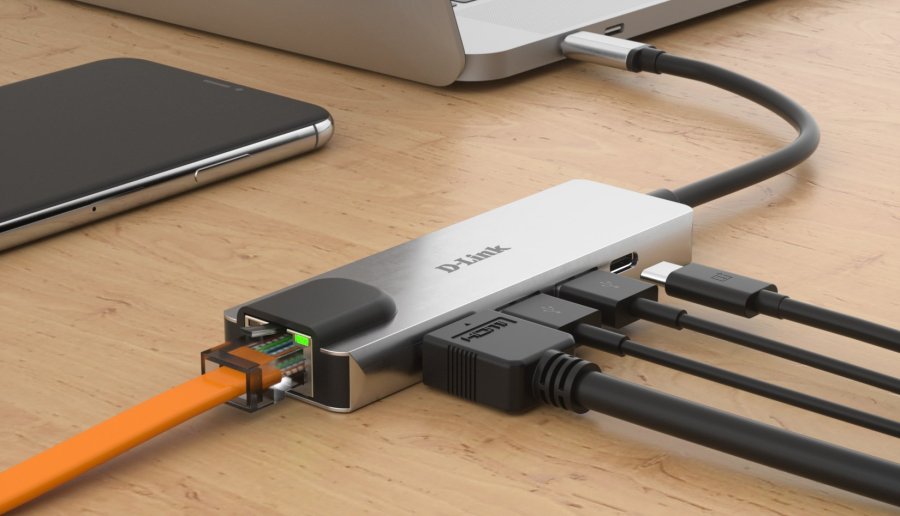 D-Link DUB-M520 Ledningsfrt Thunderbolt 3 Aluminium #4