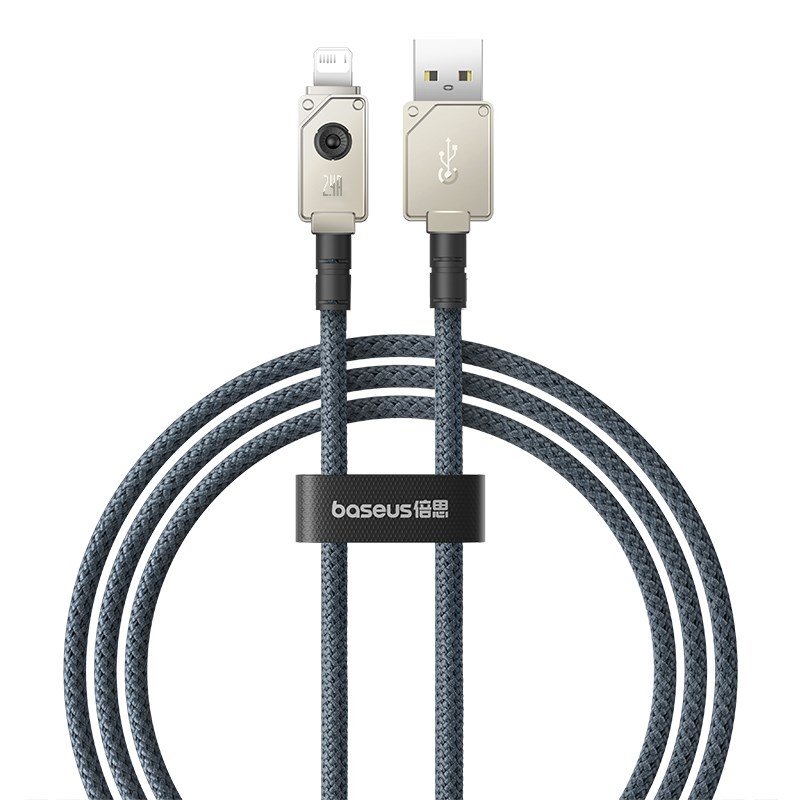 Baseus Unbreakable USB A til iP-kabel 1 m 5V-2,4A Hvid #1