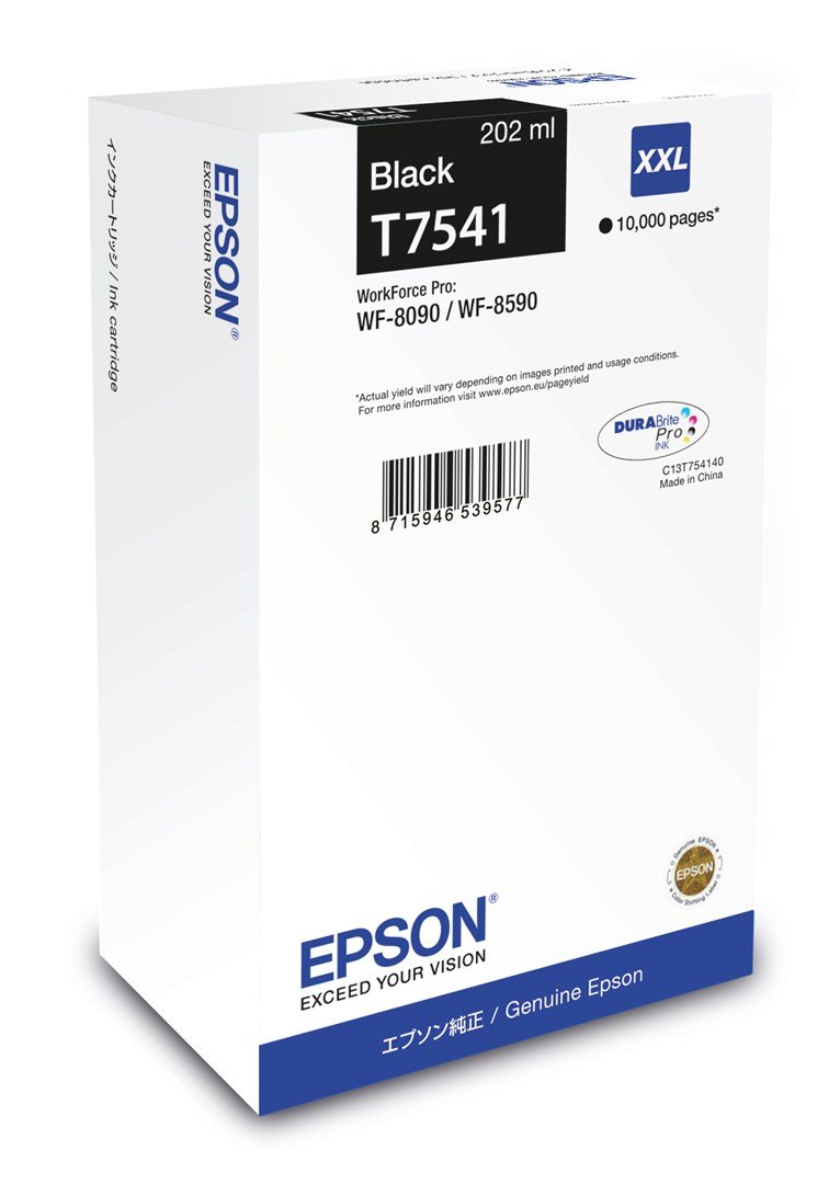 Epson T7541 blkpatron 1 stk Original Sort #1