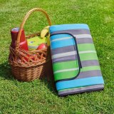 PROMIS Picnict�ppe, Gr�nne Striber, 200 cm x 150 cm #4