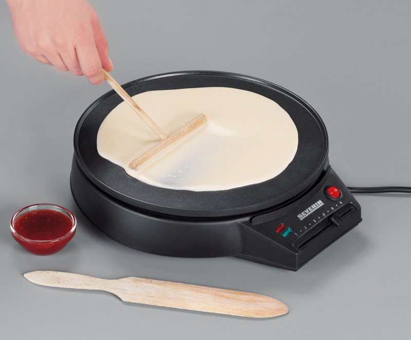 Severin CM 2198 pandekage- og crepes-maskine 1 pandekage(r) 1000 W Sort #3