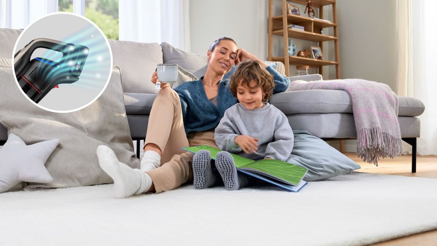 Bosch BCS931GAC stav st�vsuger & elektrisk kost Stick vakuum Batteri Dry HEPA Posel�s 0,4 L Grafit 3 At #3