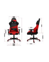 Huzaro Force 6.2 PC gamingstol Spand (vugge) sde Sort, Rd #12