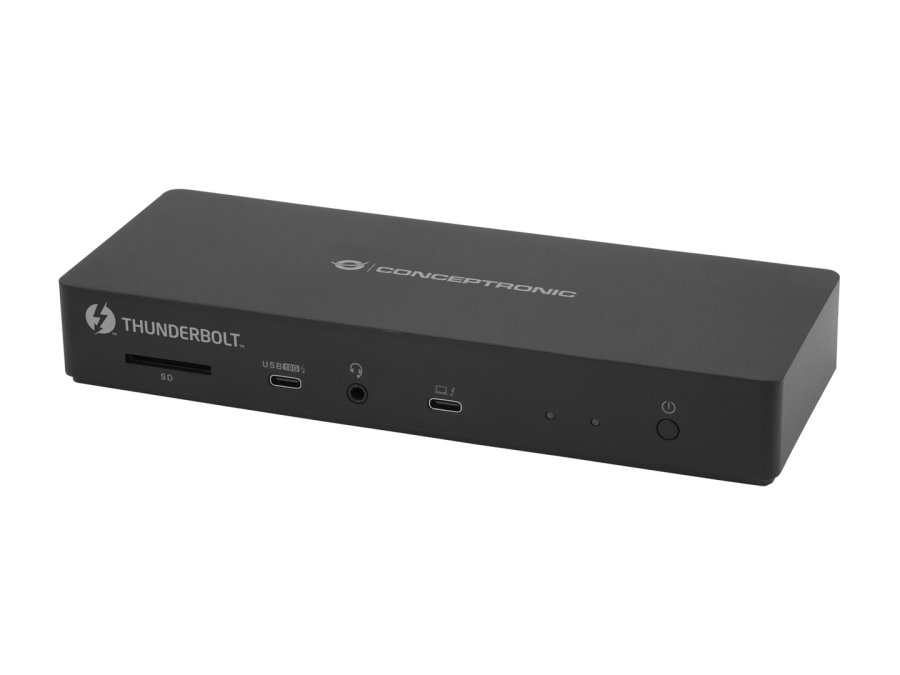 Conceptronic DONN30B dockingstation Ledningsf�rt Thunderbolt 4 Sort #4