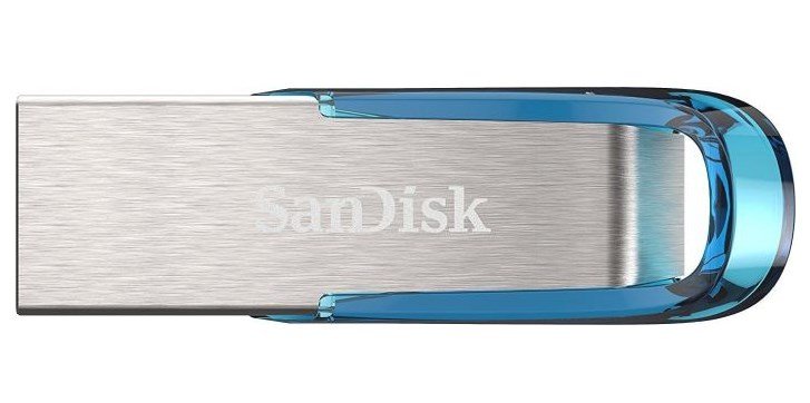SanDisk Ultra Flair USB-ngle 32 GB USB Type-A 3.2 Gen 1 (3.1 Gen 1) Bl, Slv #1