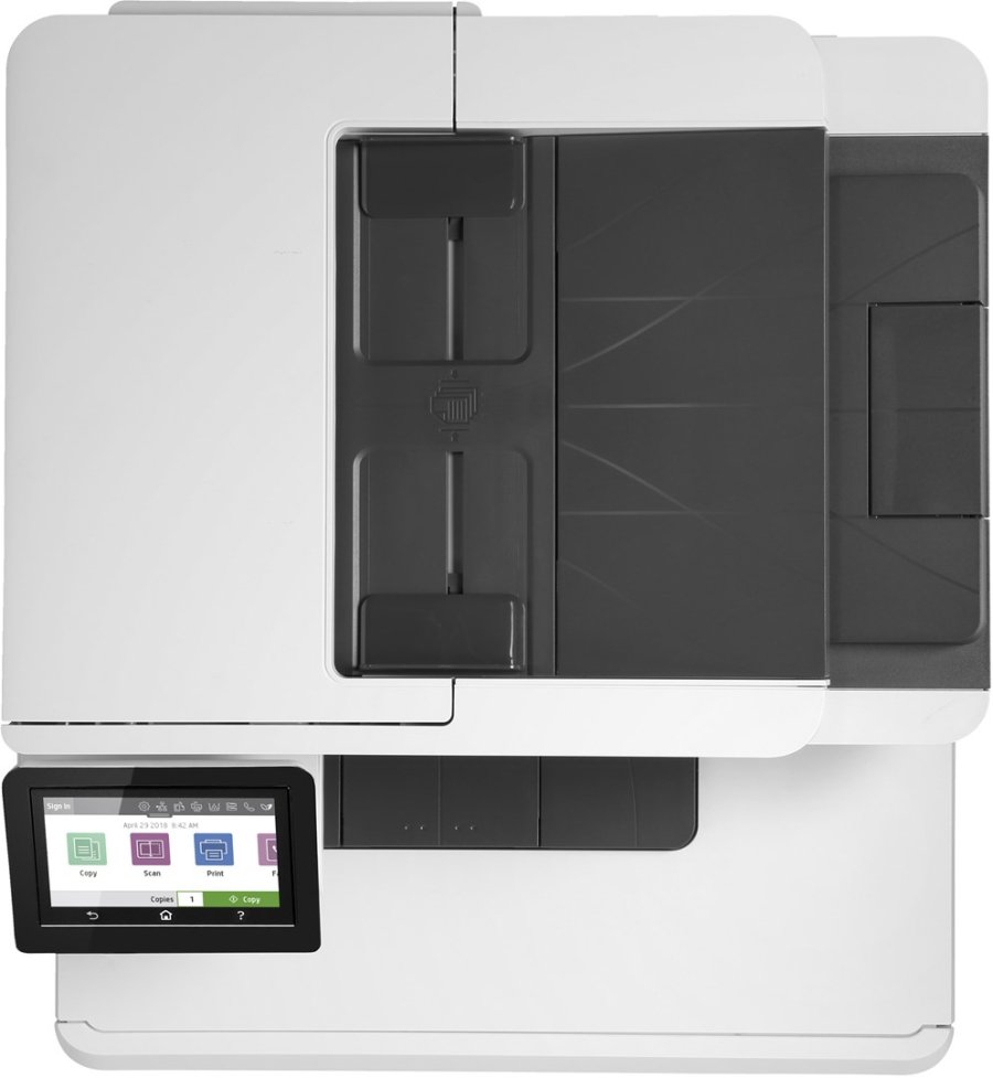 HP Color LaserJet Pro MFP M479fnw, Udskriv, kopir, scan, fax, og send e-mail, Scan til e-mail/PDF; 50-arks ukrllet ADF #9