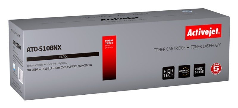 Activejet ATO-510BNX (erstatning OKI 44973508; Supreme; 7000 sider; sort) #1