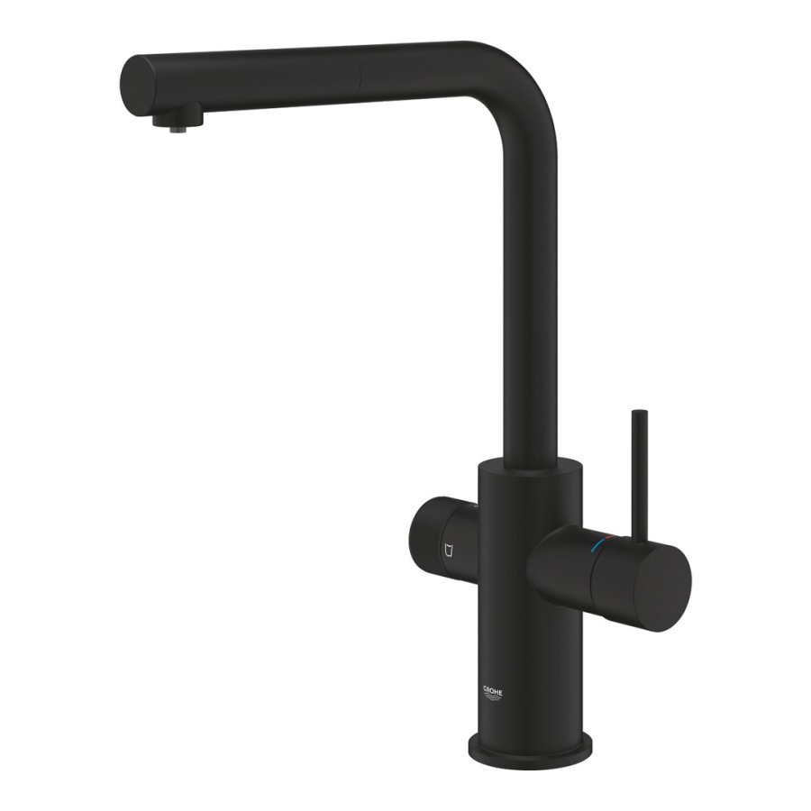 GROHE Blue Pure Minta Filterarmatur med udtrksbruser Sort #3