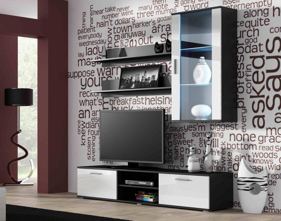 Cama SOHORTV180CZ/BI TV stativ & underholdningscenter 1 hylder #6