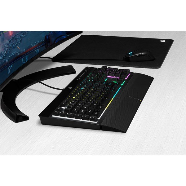 Corsair | Rubber Dome | K55 RGB PRO | Gaming keyboard | Gaming Keyboard | RGB LED light | US | Wired | Black #5
